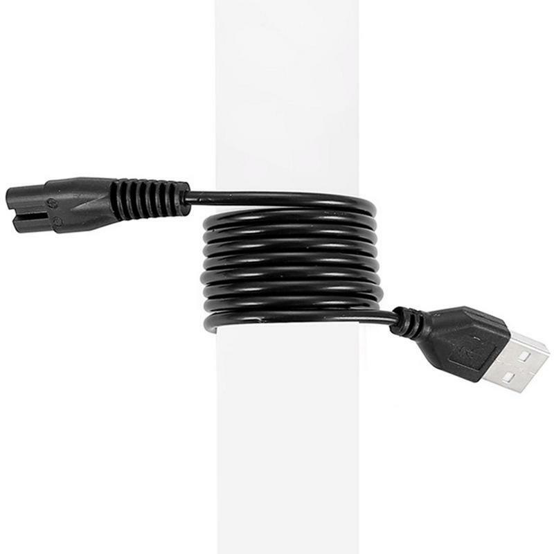 Kabel do ładowarki kompatybilny z trymerem elektrycznym do przycinania golarki Meridian zamienny kabel zasilający przewód zasilający Adapter do zasilacza