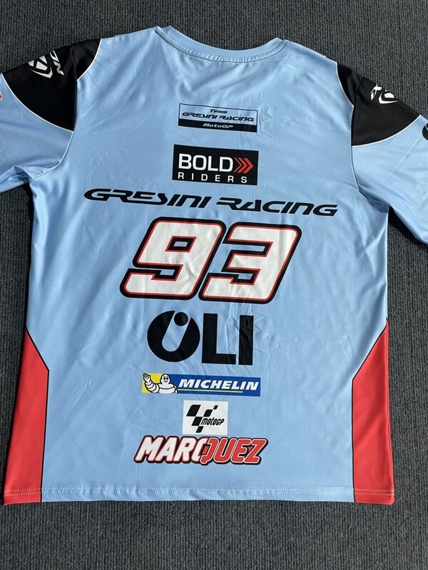 Gressini Racing 2024 Marc Marquez 93 kolekcja koszulek polo wysokiej jakości odzież do uprawiania sportów na świeżym powietrzu