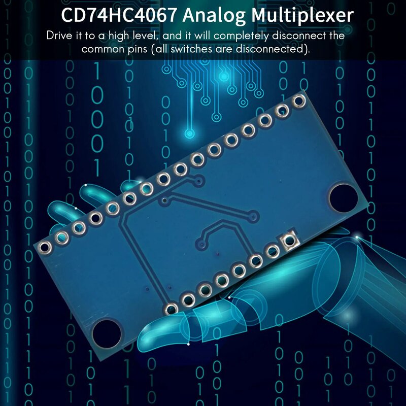 디지털 멀티플렉서 MUX 브레이크아웃 보드, 16 채널 아날로그 멀티플렉서 모듈, 74HC4067, CD74HC4067, 정밀 모듈, 10 개