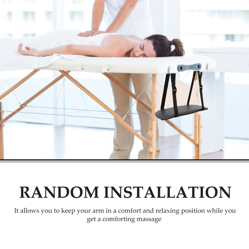 Lettino da massaggio bracciolo tavolo accessori per letto accessorio confortevole Hanging Beauty Pedal portautensili universale portatile Pad