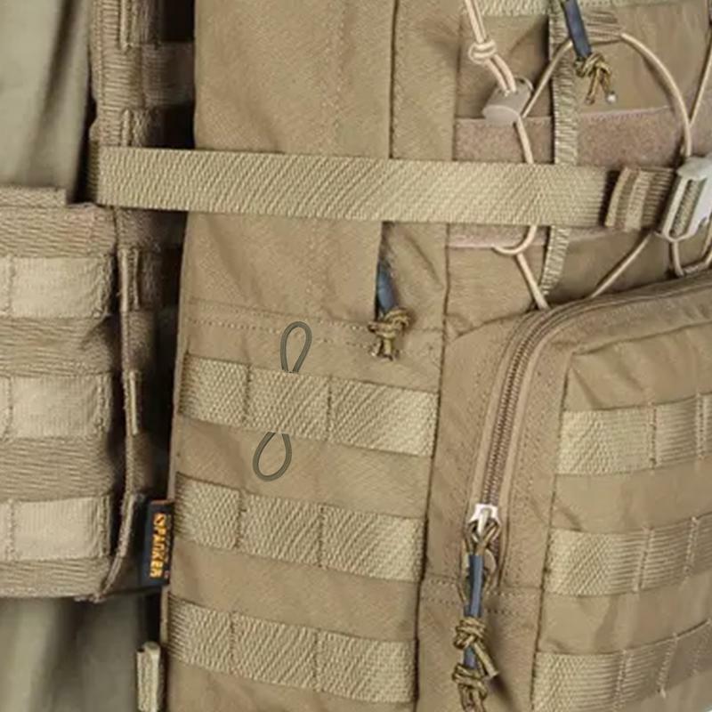 Gear Holder Clip Gear Holder Clip Web Retainer Elastic Binding Ribbon Buckle For Vests Bags Backpacks
