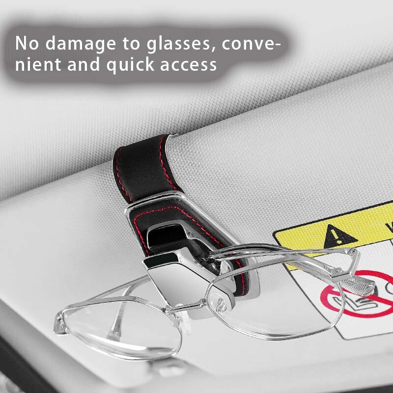 Custodia per occhiali da auto visiera parasole montatura per occhiali supporto per occhiali da sole per ABT Audi RS8 RS2 RS1 RSRS5 S3 RS6 RS7 B9 TT accessori Logo 2024