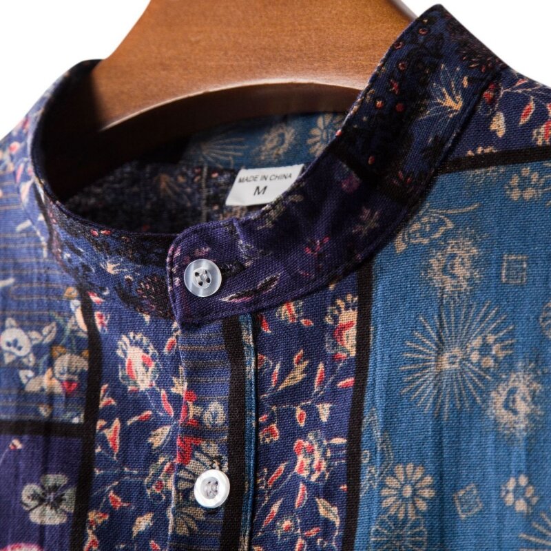 T-shirt manches courtes homme, polo hawaïen en coton, de luxe, à la mode, Tiki, livraison gratuite