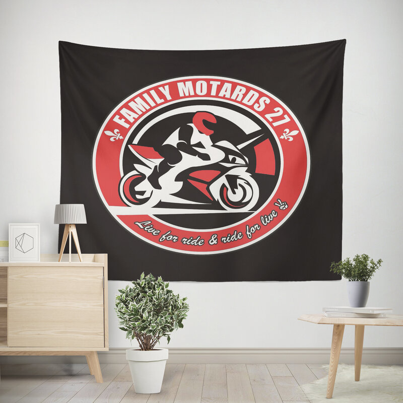 Custom Square Flag 1 Layer 100% Bleeding (Double Sided Printing) Mirror Images Advertising Home Decoration Banner Tapestry