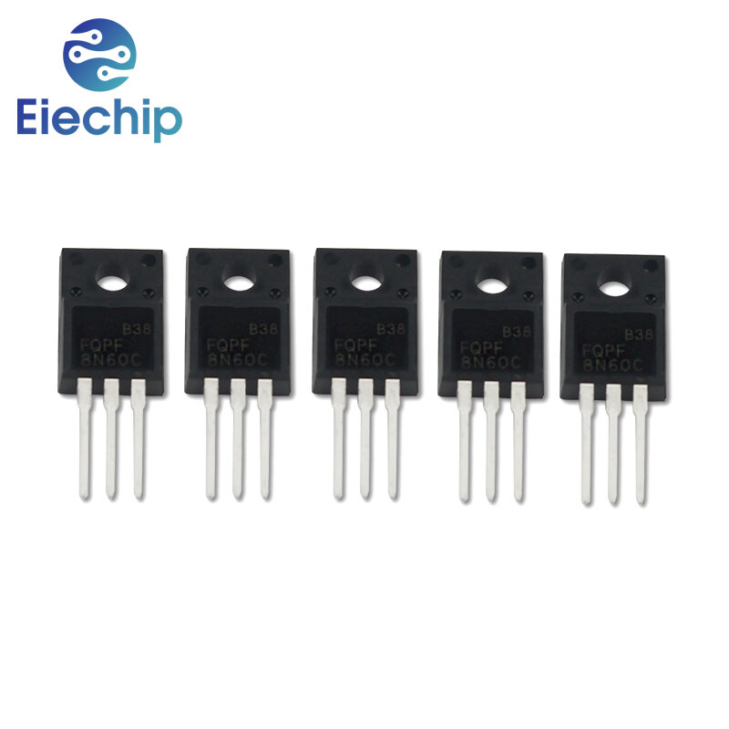 5/10Pcs TO-220F Transistor Set 5N60 8N60 10N60 12N60 20N60 600V Mosfet Transistors