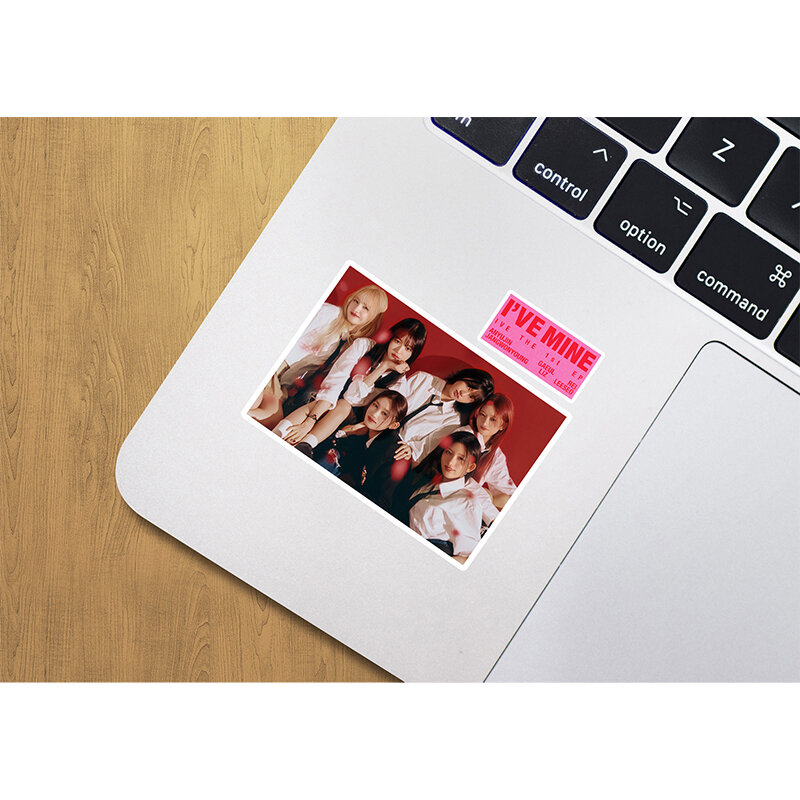 100pcs/set Kpop IVE Sticker Postcard New Album Korean Fashion Cute Group Idol Cards Photo Prints Pictures Fans Gift