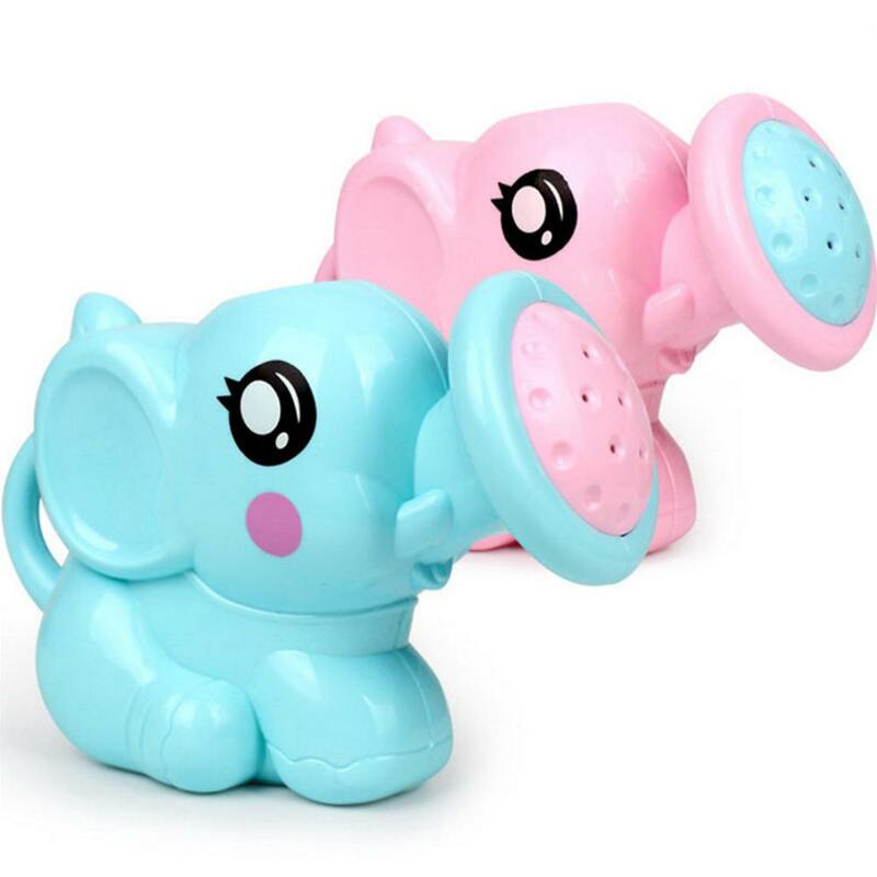 어린이용 코끼리 급수 냄비 목욕 장난감, 귀여운 만화 샤워 도구, 수영 물 장난감, 소년 소녀 선물