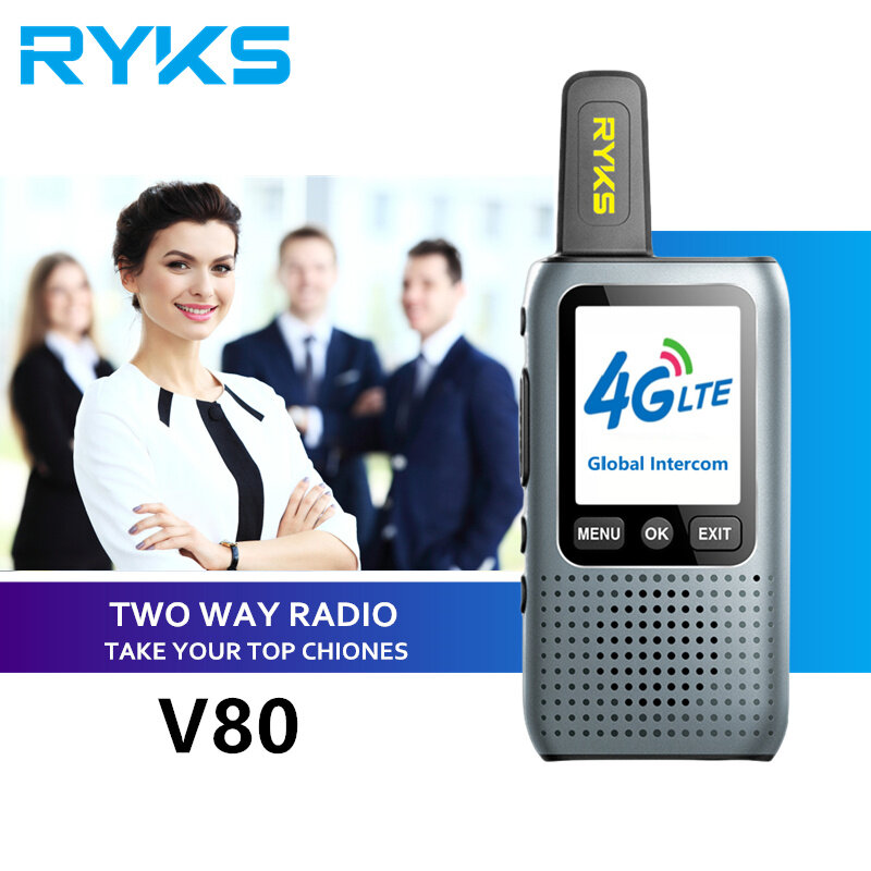 Radio walkietalkie portable avec carte SIM, communication bidirectionnelle, mobile, ptt