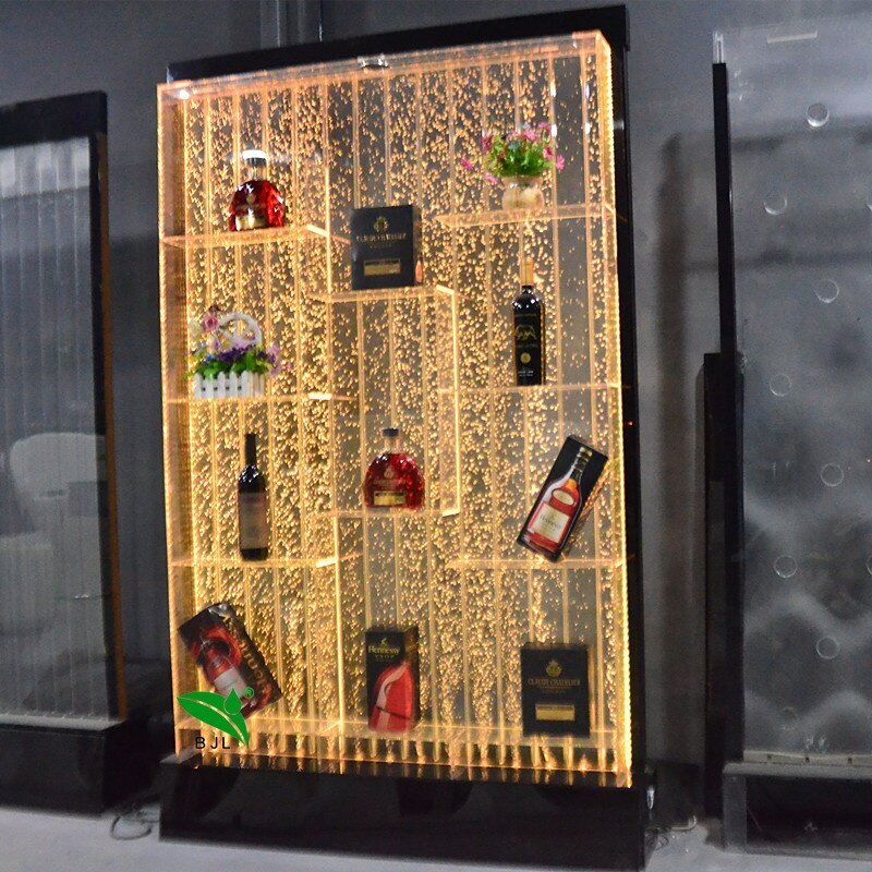 Painel de parede LED Water Bubble, Bar Wine Cabinet, Modern Home Furniture