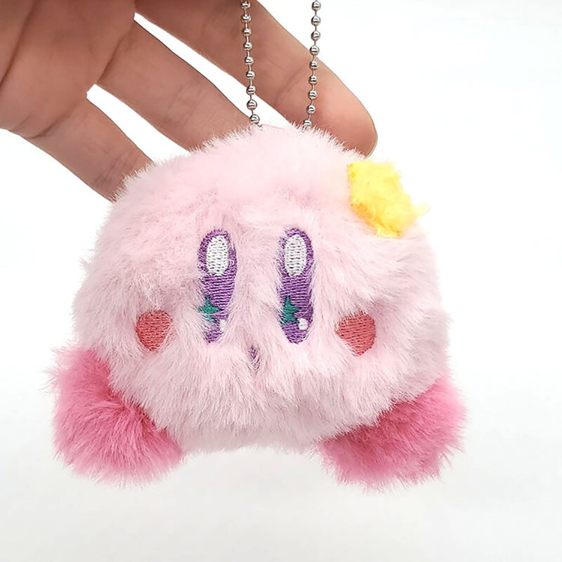 Brelok Kirby pluszowa lalka 10Cm Kawaii plecak powieszenia klucz moda różowa gwiazda prezenty wisiorek zabawki dla dzieci dzieci przyjaciele