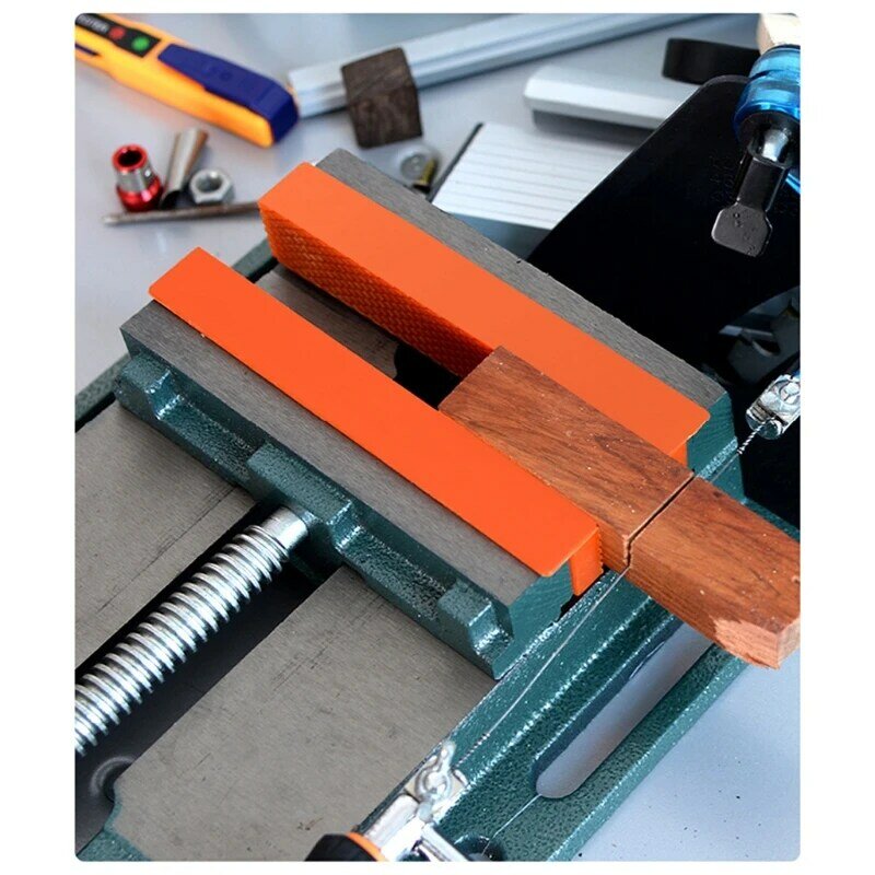 A2UD 1 Paar 6 Zoll Schraubstock Backen Pad Magnetische Abdeckung Mehrzweck Schutz für Metall für Schraubstock Maschine Werkzeug