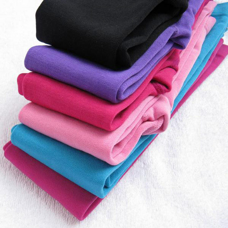 V-TREE-Leggings de lã quente para bebês, calças infantis, roupas de moda 10 cores, 1 a 10 anos, outono, inverno