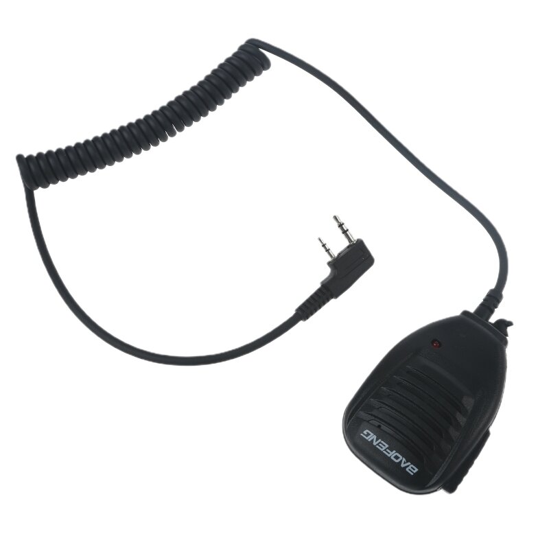 Walkie-talkie con microfono altoparlante impermeabile a 2 pin per UV-5R BF-888S radio bidirezionale 51BE