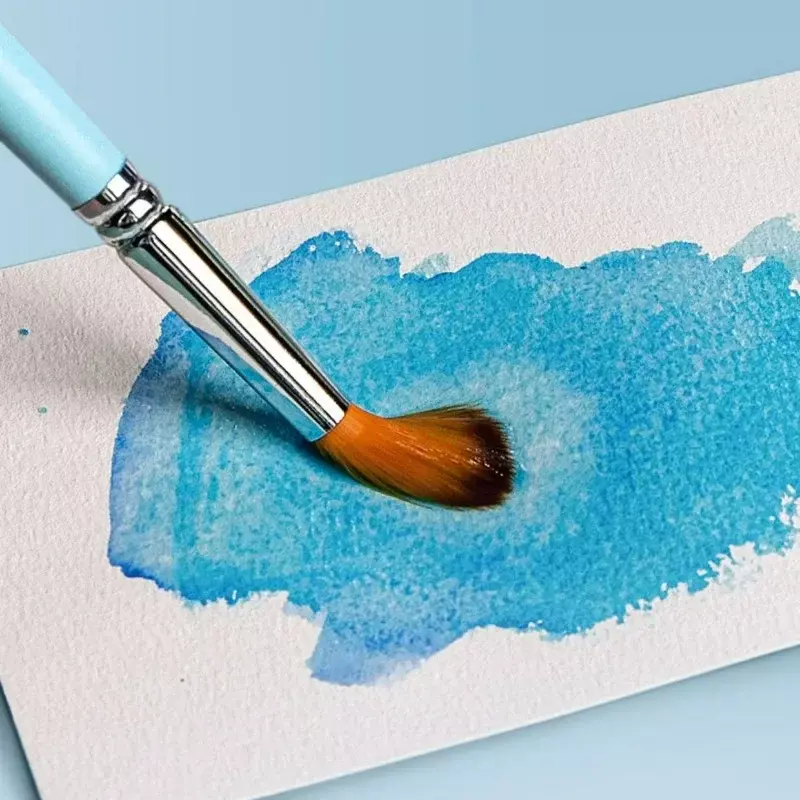 Kertas cat air persegi/bulat 300g 25 lembar kertas kartu pos warna air profesional untuk perlengkapan sekolah lukisan