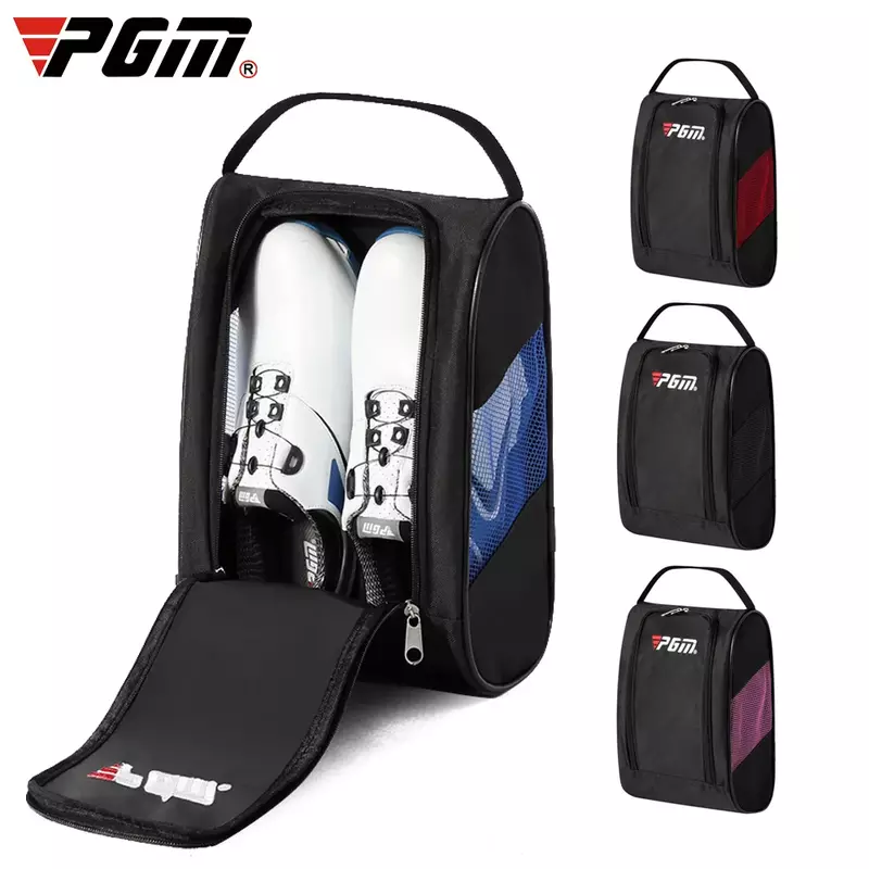 PGM borsa per scarpe da Mini Golf portatile borse per il trasporto in Nylon supporto per pallina da Golf borsa leggera e traspirante borsa per t-shirt accessori sportivi