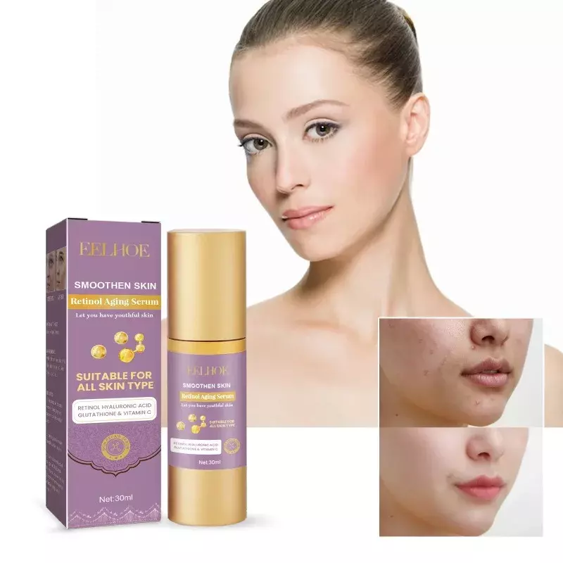 Retinol Essence Facial Firming Fade Fine Lines Nasolabial Wrinkles remove Moisturizing brighten Skin Anti Aging whitening Serum