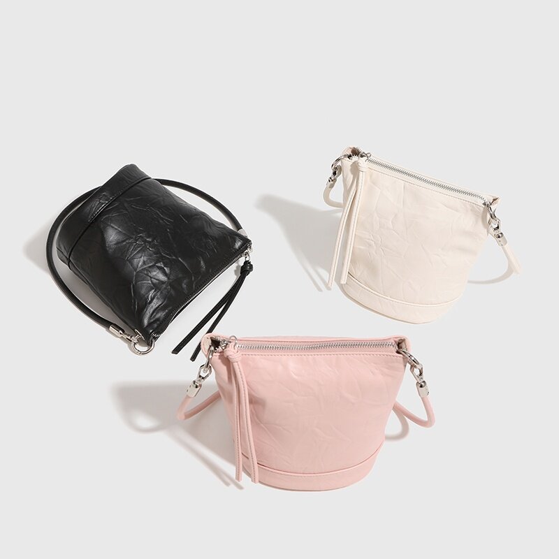 Однотонная Сумка-тоут через плечо для женщин, модная новая трендовая сумка 2024, летние сумки через плечо, Женский Роскошный кошелек, повседневный дизайн