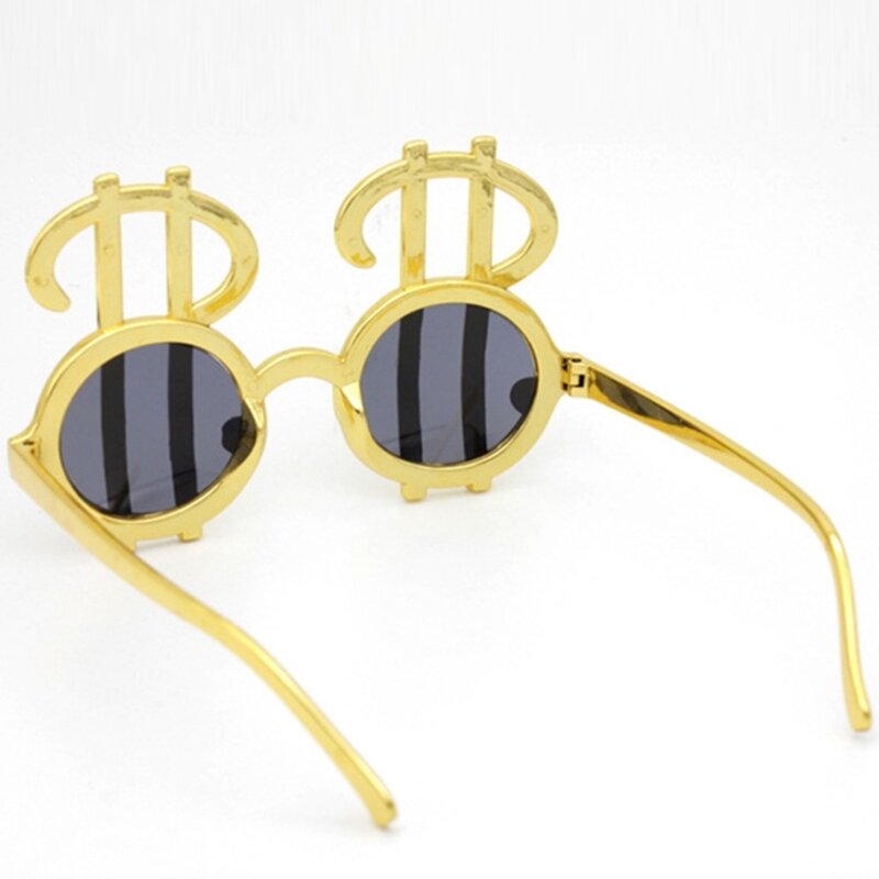 Accessoires lunettes soleil amusants, signes dollars, accessoires photomaton d'anniversaire amusants, nouveauté,