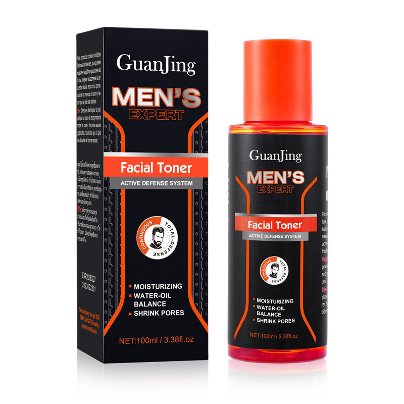 Guangzhou Hyaluron säure Männer Toner Hydrate hellt schrumpft Poren hebt Haut Vitamin B5 Essenz Öl Kontrolle Hautpflege für Männer