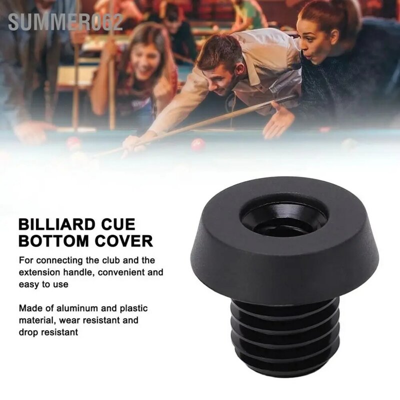 Bottom Cover Billiard Cue Bumper Billiard Extension Accessory Block Butt Bottom Bumper Protector for MEZZ/Universal/HOW/PERI
