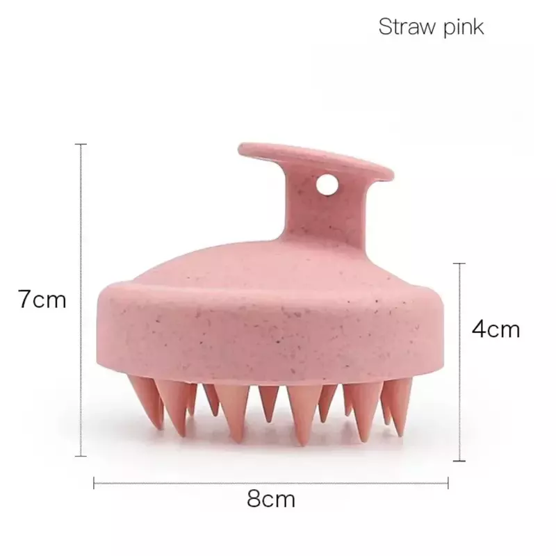 1PC Soft Silicone New Scalp Massage Brush Shampoo Brush Scalp Cleansing Artifact Hair Soft Bath Comb Hairdressing Tool