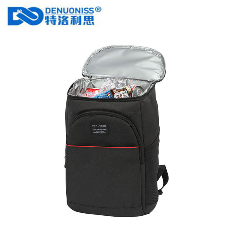 Denuoniss-حقيبة ظهر كبيرة عازلة مقاومة للماء ، حقيبة تبريد سميكة ، حقيبة ثلاجة نزهة ، الحرارية ، 20L
