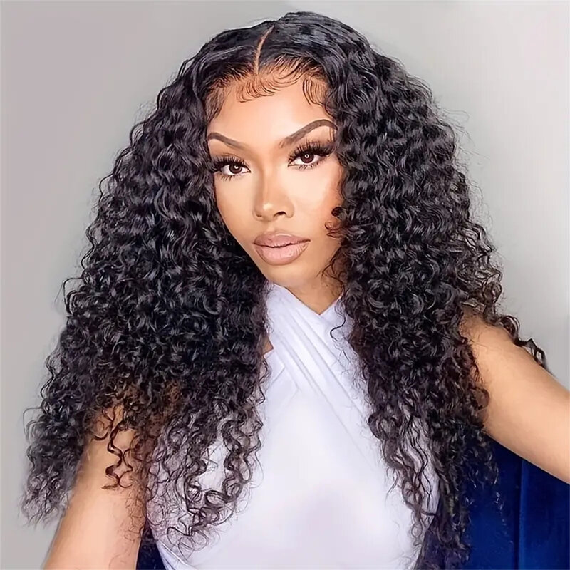 Deep Wave Human Hair Wigs 13x4 Lace Front Wigs Natural Color 13x6 Hd Water Wave Lace Frontal Wigs For Women