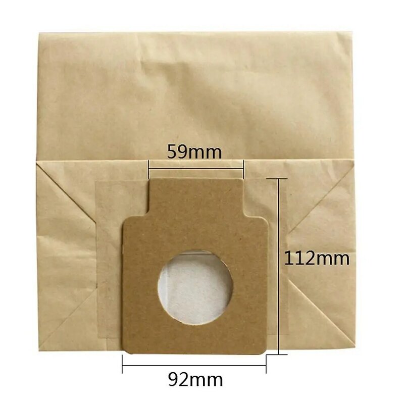Sostituzione del sacchetto della polvere di carta usa e getta da 10 pezzi per aspirapolvere