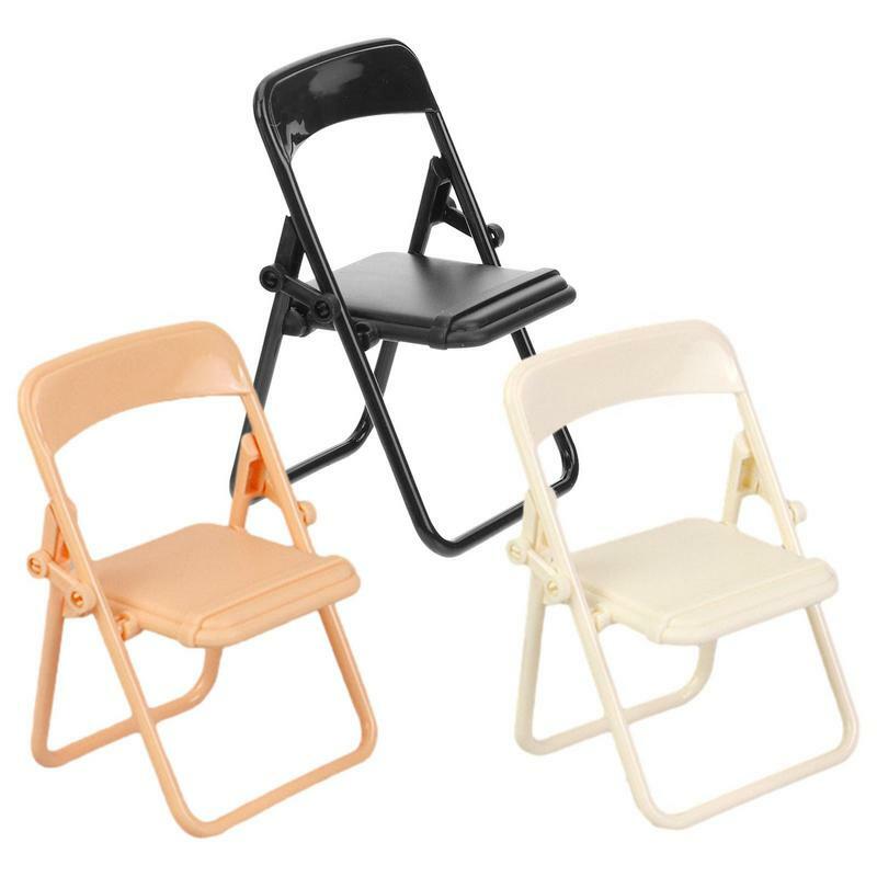Support de téléphone réglable en forme de mini chaise, chaises pliantes colorées mignonnes, support de téléphone portable multifonctionnel pour téléphone portable