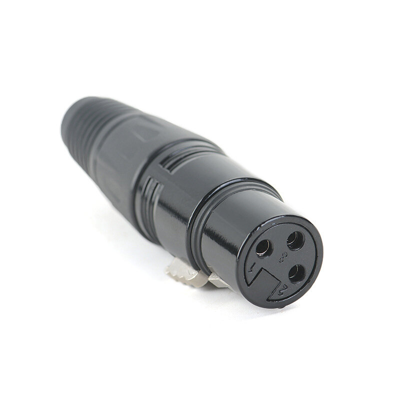 1 par Cannon macho y hembra 3 Pin XLR micrófono Audio AV Cable Plug Mic conectores Cannon Cable terminales enchufe de sonido