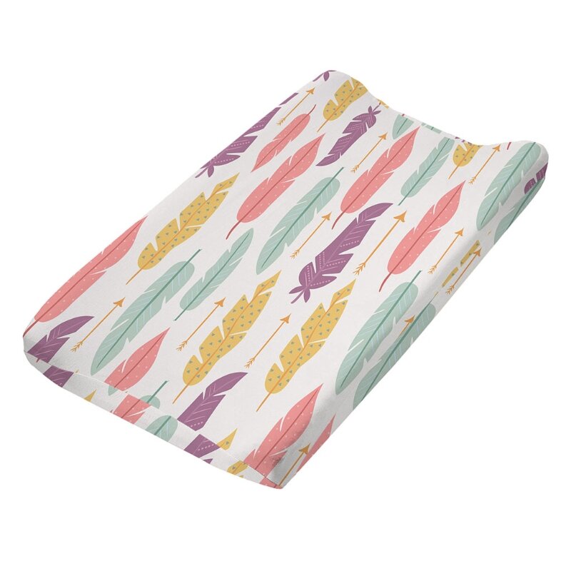 Baby Cotton Nursery Pad Cover Popok Ganti Tabel Sheet Melar Cetak Tikar Pengganti Pelindung Pad Liner Pengganti Popok