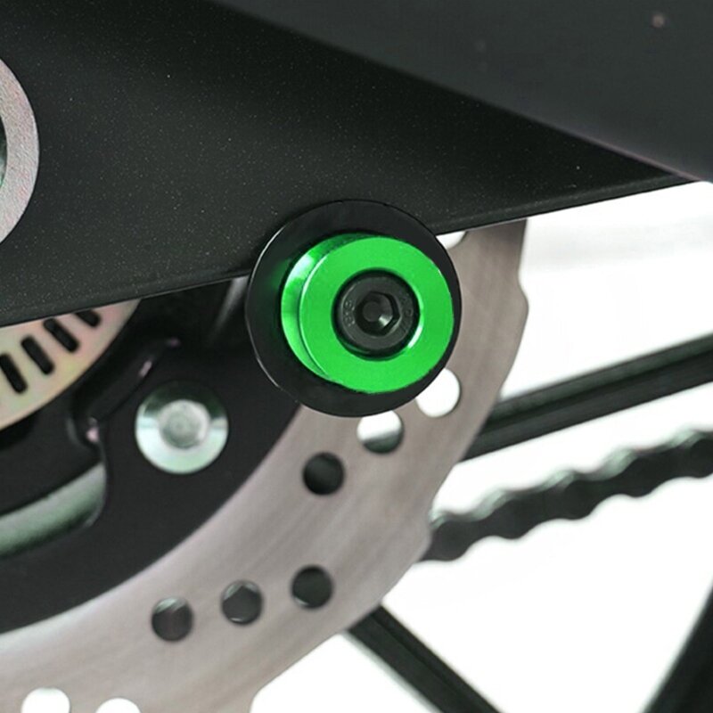 8mm aluminium motorfiets standaard achterbrug spoelen slider stand schroef voor Z900
