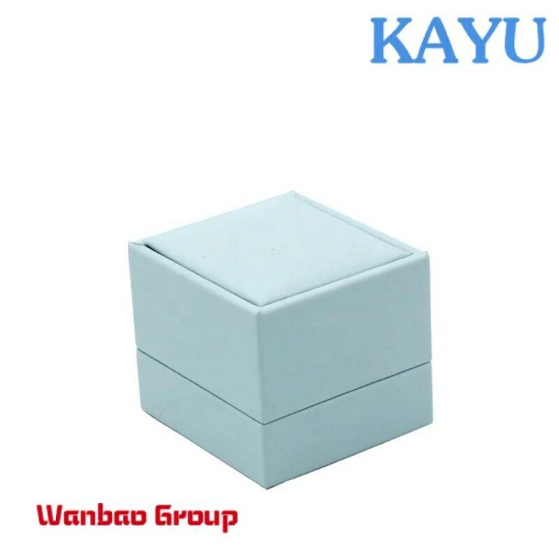 Роскошная коробка для ювелирных изделий из кожи и бумаги с логотипом