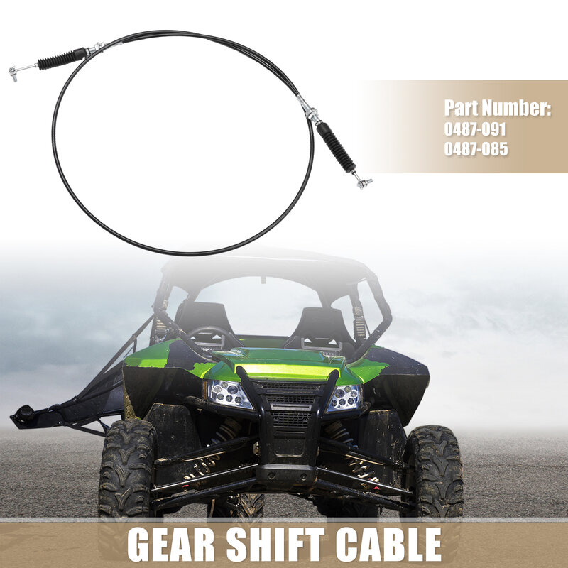 Motoforti Cable de cambio de marchas para vehículo, repuesto para Wildcat 4 2013-2014, Metal negro