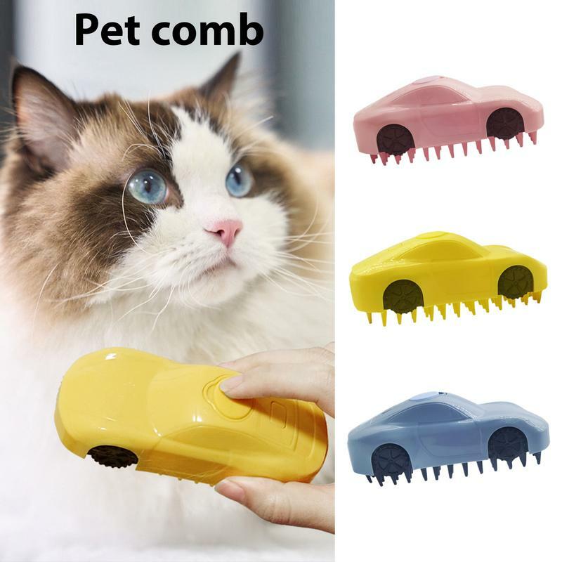 Cat Steam Brush Self-Cleaning Steam Cat Brush 3 In 1 Cat Grooming Brush With Steam Dog Brushes For Removing Tangled & Loose Hair