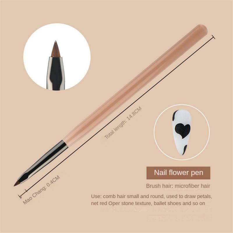 ปากกาบำบัดแสงขนาด16.00*1.00*1.00ซม. ควบคุมง่ายปากกาวาดแปรงเล็บมีหลายตัวเลือกให้เลือกปากกาดึงปากกาเล็บ7g