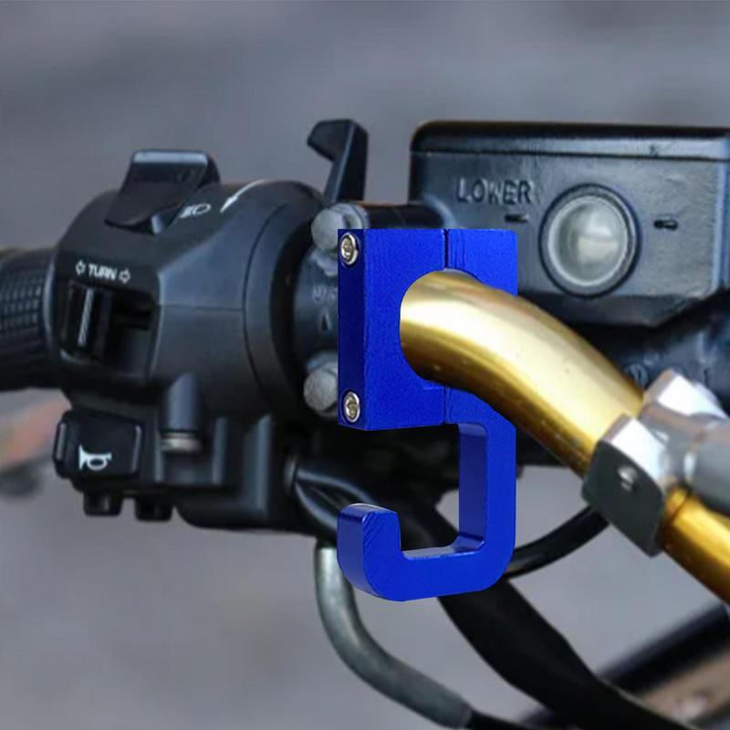 Gancho de suspensión para manillar de motocicleta, soporte de bola de rollo, soportes de barra de aleación de aluminio para vehículo
