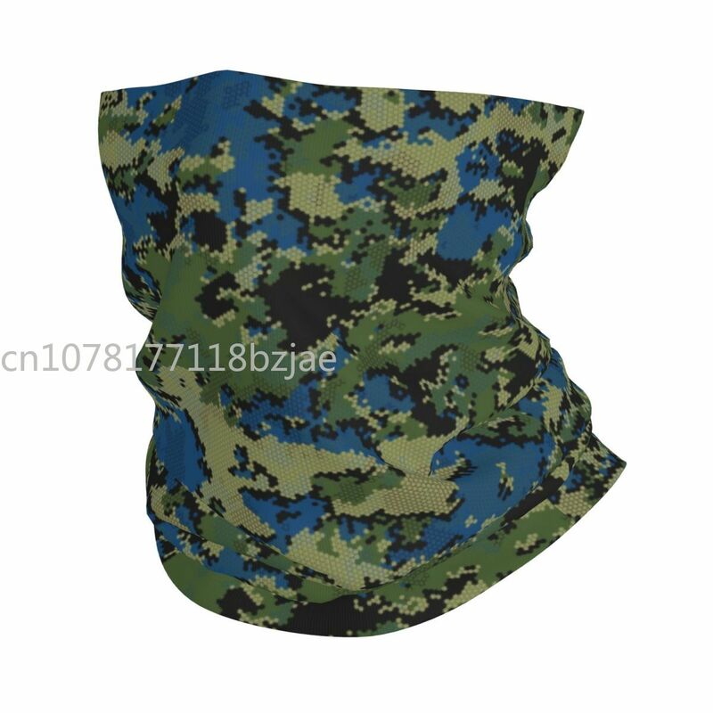 Pea Dot Military Camo Winter Headband Neck Warmer Men Women Ski Camping Tube Scarf Army Tactical Camouflage Face Bandana Gaiter