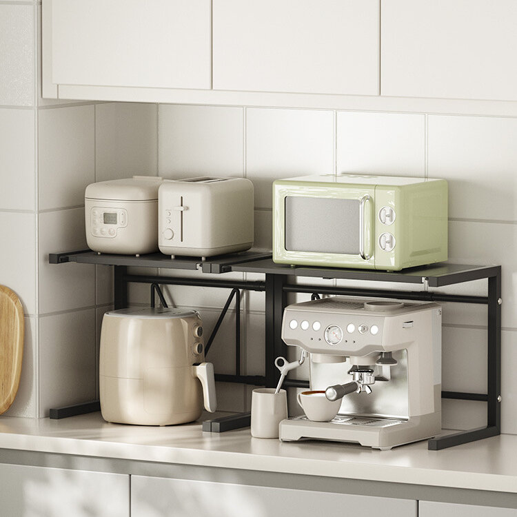 Nuovo design kitchen stand storage organizer macchina per caffè piccoli elettrodomestici friggitrice ad aria forno bakers scaffale scaffale