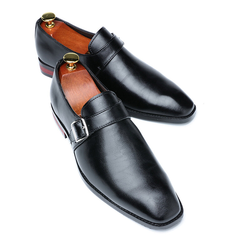 Sapato masculino clássico de negócios, sapatos formais de couro, sapatos masculinos, presentes dos namorados, designer, 2024
