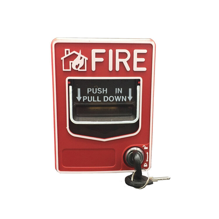 SB116 Feuer Alarm System Konventionellen Handmelder-taste station Feuer Push In Pull Down Notfall Alarm