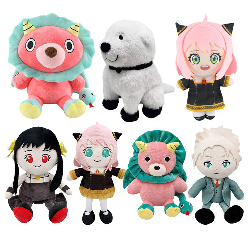 Anime Spy X Family Kawaii Anya Forger Chimera Plush Toys, lindo muñeco de peluche, Cosplay Prop Toys para niños, regalo de cumpleaños
