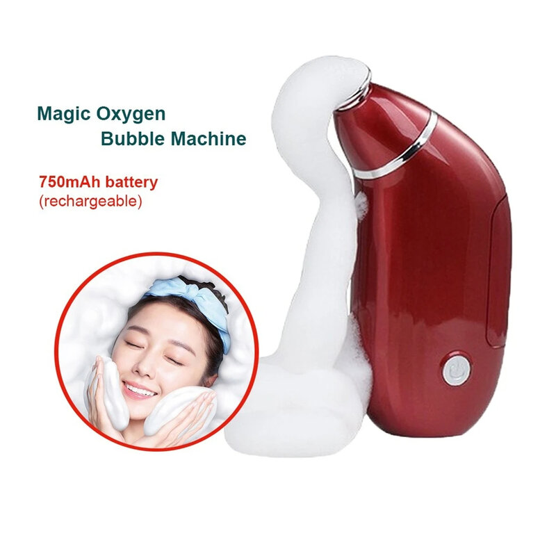 Machine magique de nettoyage du visage à bulles, blanchiment à l'oxygène, masseur de livres profonds pour la peau, salon de beauté, appareil de soins de la peau à domicile