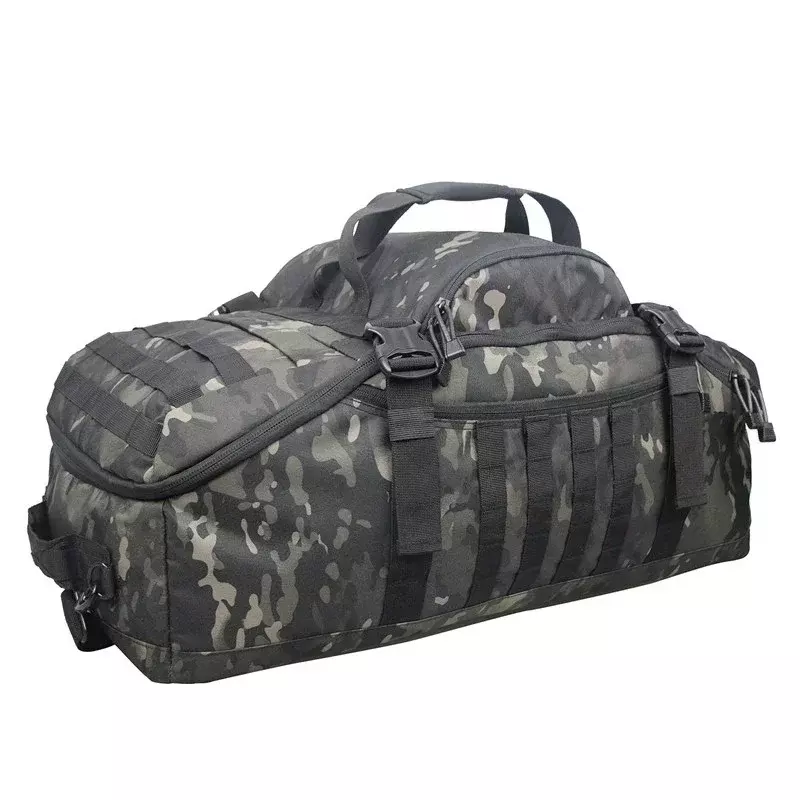 Bolsa de lona grande para hombre, mochila táctica Molle de 40L, 60L, 80L para acampar al aire libre, bolsa de viaje para senderismo