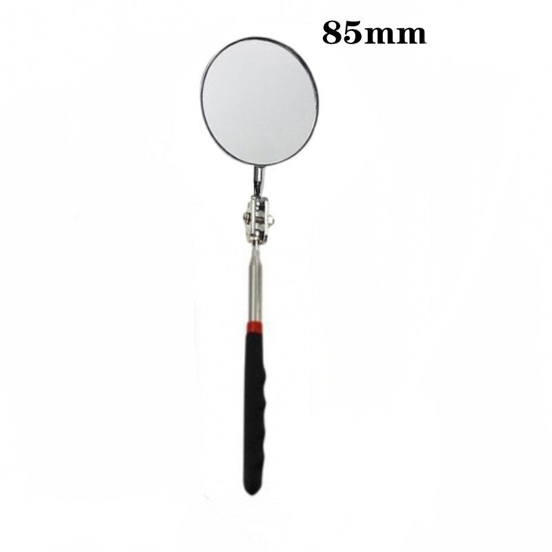 Miroir d'Inspection Télescopique Rond 360 Rétractable, Stylo de Vue d'Angle de Voiture, Réglable, 50mm