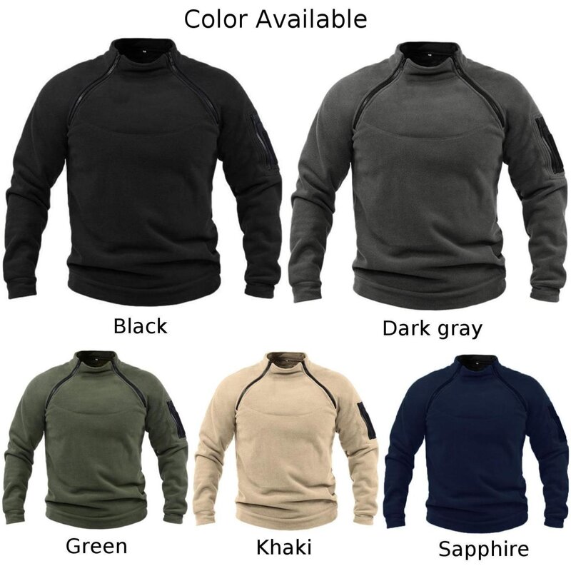 Stand Collar Hoodies Hoodies Sweatshirt T-shirt Winter Autumn Winter Warm Blouse Half High Collar Comfy Fashion