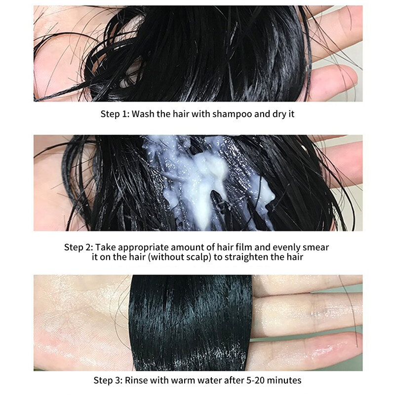 Mascarilla de tratamiento para el cabello, mascarilla para el cuidado del cabello, reparador profundo, película alisadora, nutritiva, hidratante, daña el cabello, 500ml