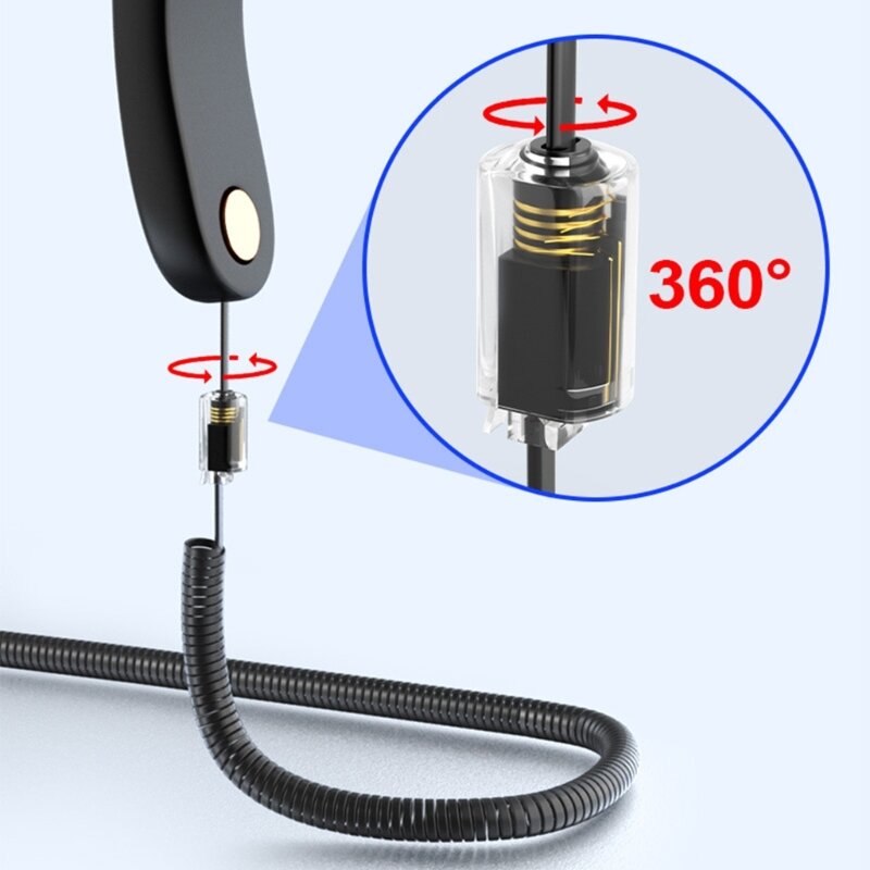 Rj9 4p4c устройство для распутывания телефонного шнура, высококачественное устройство для распутывания телефонного шнура, против
