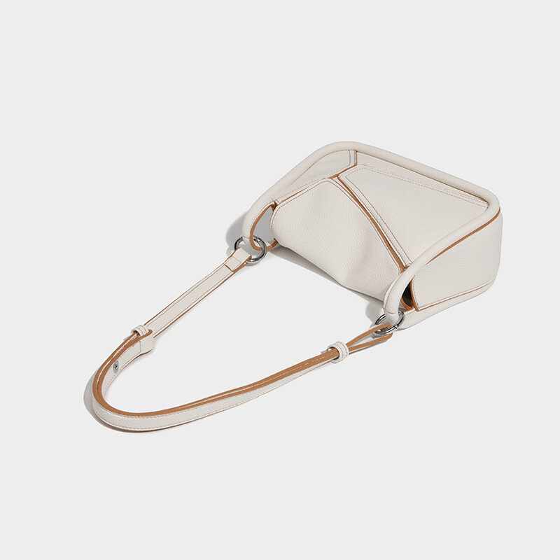 Women's high-end texture handbag spring and summer new bag shoulder geometric bag crossbody niche tote bag