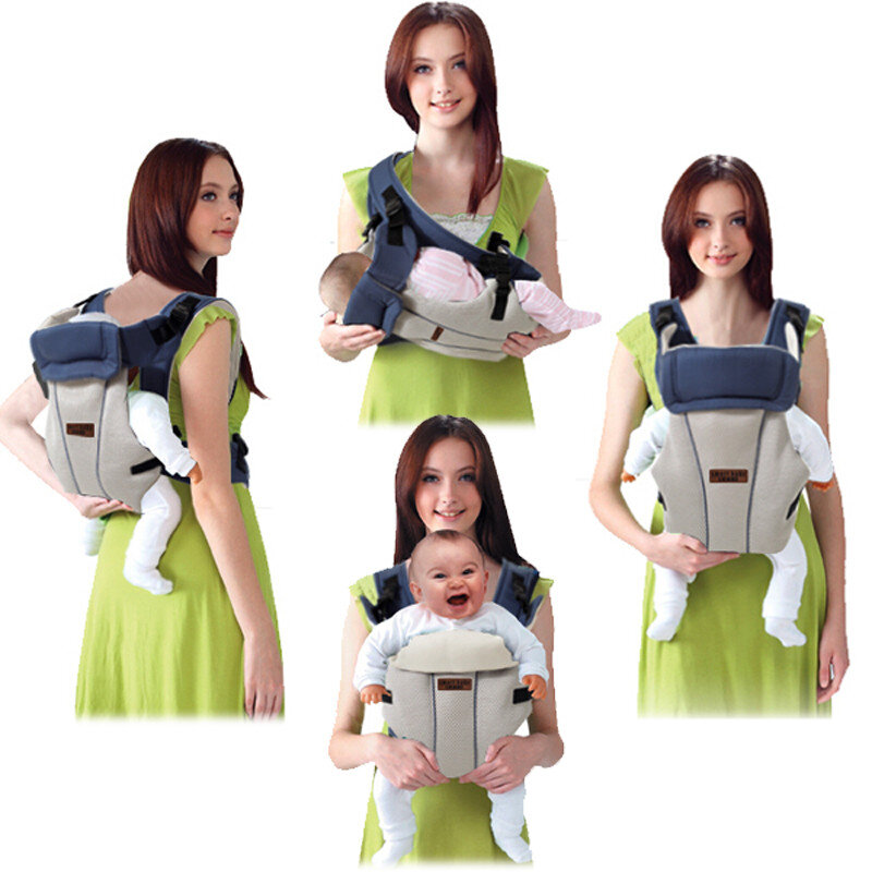 2-30 Bulan Baby Carrier Gendongan Bayi Bernapas Ergonomis Depan Membawa Anak-anak Kangaroo Bayi Ransel Kantong Warp Hip Kursi